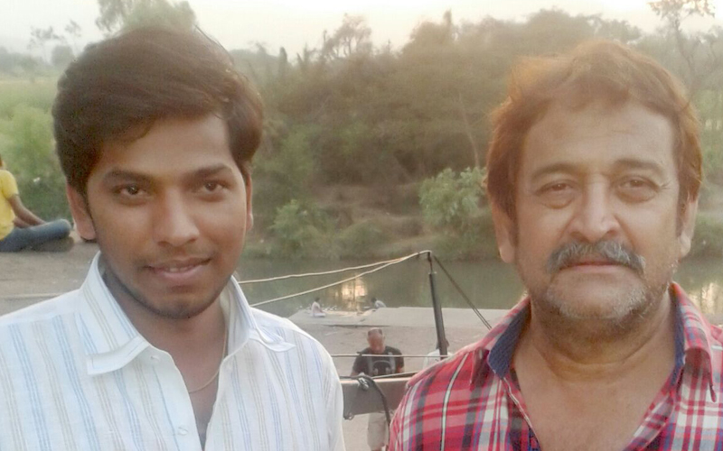 Young Director ramesh choudhary with mahesh manjrekar