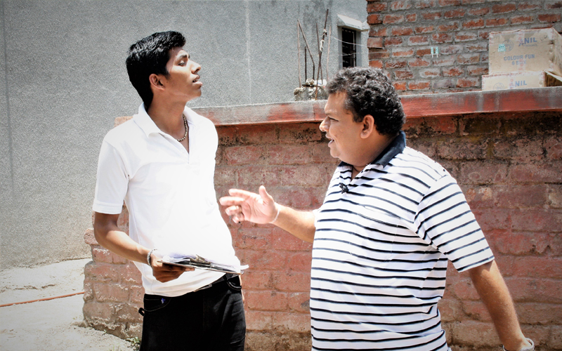 Ramesh Choudhary With Atul Parchure